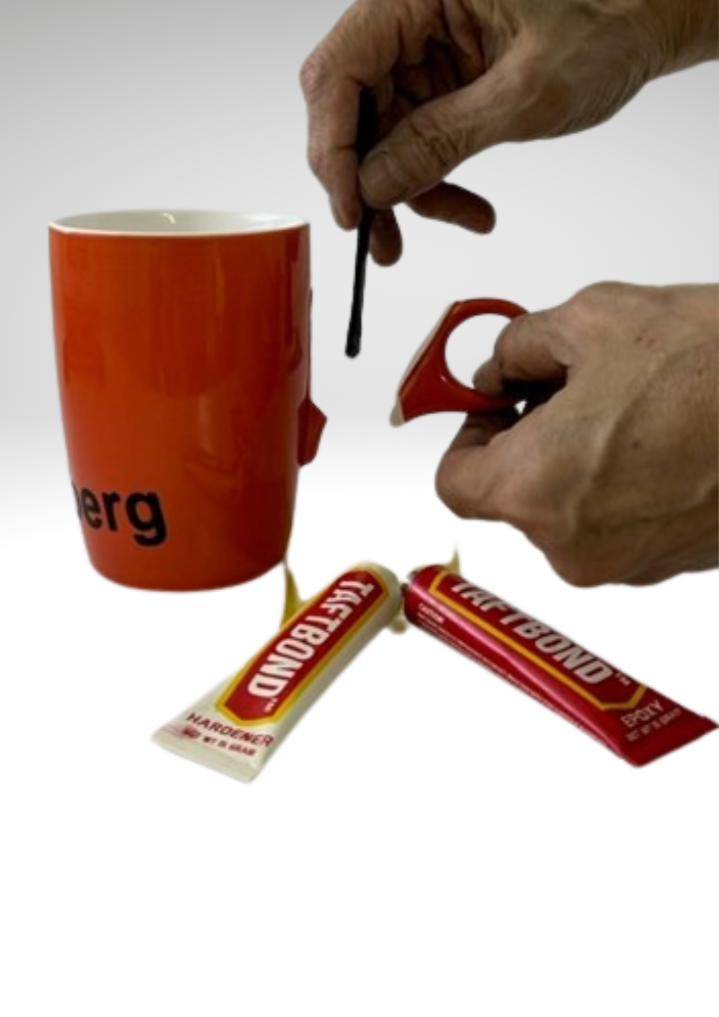 Cup Handle Fix with Taftbond 5 minutes Epoxy (1)